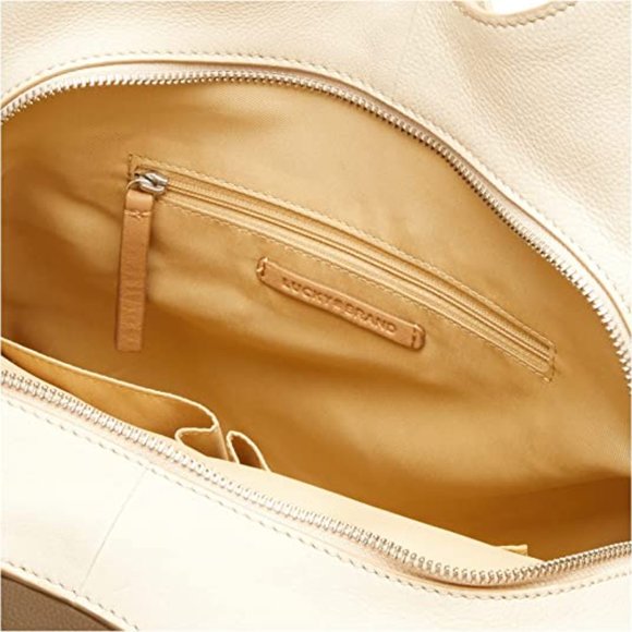 Lucky Brand Bags New Lucky Brand Idah Leather Tote With Scarf